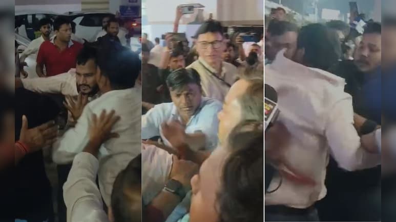 पटना एयरपोर्ट पर मार: कांग्रेस नेता राजेश राम और अल्लावरु का जबरदस्त विरोध, जान बचाकर भागे, VIDEO