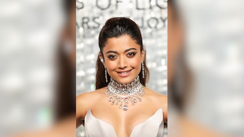Rashmika Mandanna Makes Stylish Debut In Gaurav Gupta At Swarovski's Event As India Ambassador