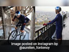 TikTok Star Aurelien Fontenoy Hops Up Eiffel Tower On Cycle In 12 Minutes, Sets World Record