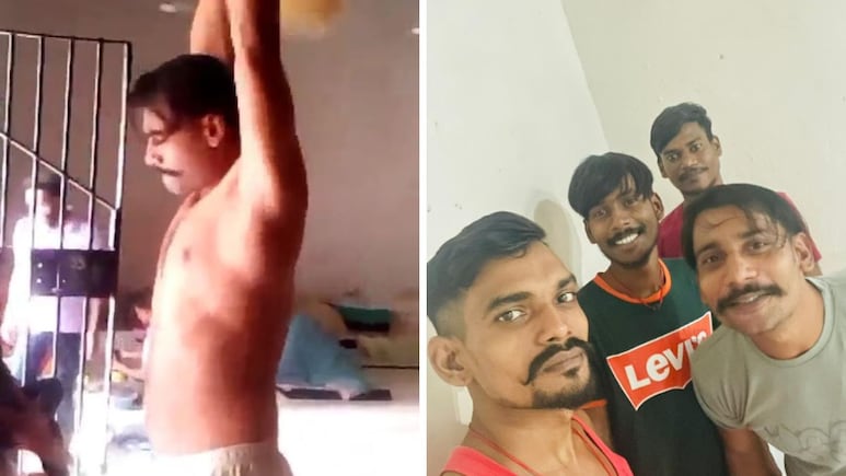 Workout Video Of Druglord In Raipur Jail Goes Viral, Raises Security Concerns Workout Video Of Druglord In Raipur Jail Goes Viral, Raises Security Concerns