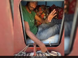 Man Turns Train Toilet Into Bedroom, Viral Video Stuns Internet Man Turns Train Toilet Into Bedroom, Viral Video Stuns Internet