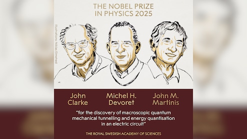 Physics Nobel Prize: फिजिक्स में तीन वैज्ञानिकों को मिला नोबेल पुरस्कार, इस देश के हैं Scientist