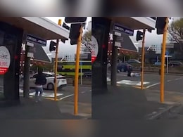 Video: Woman Blown Into Busy Road By Fierce Winds In New Zealand Video: Woman Blown Into Busy Road By Fierce Winds In New Zealand