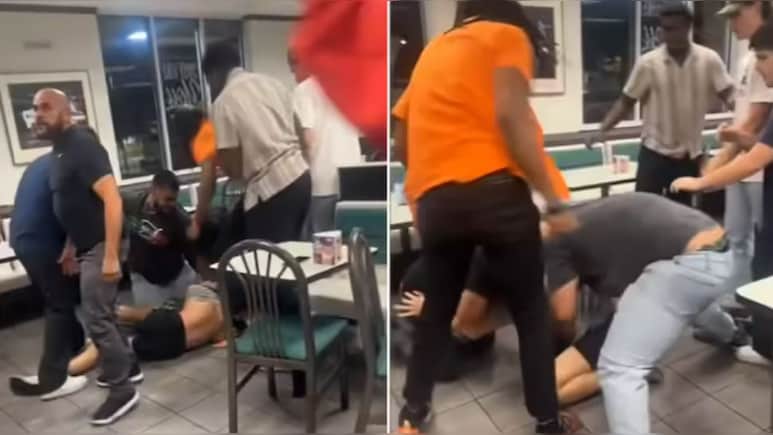 Video Viral: एक बर्गर ने काटा बवाल! आपस में भिड़े दो ग्रुप, एक-दूसरे पर बरसाए जमकर लात-घूंसे