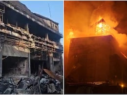 Jodhpur Fire: जोधपुर की पेंट शॉप में लगी भीषण आग, 8 घंटे तक होते रहे ब्लास्ट, एयरफोर्स दमकल की लेनी पड़ी मदद Jodhpur Fire: जोधपुर की पेंट शॉप में लगी भीषण आग, 8 घंटे तक होते रहे ब्लास्ट, एयरफोर्स दमकल की लेनी पड़ी मदद