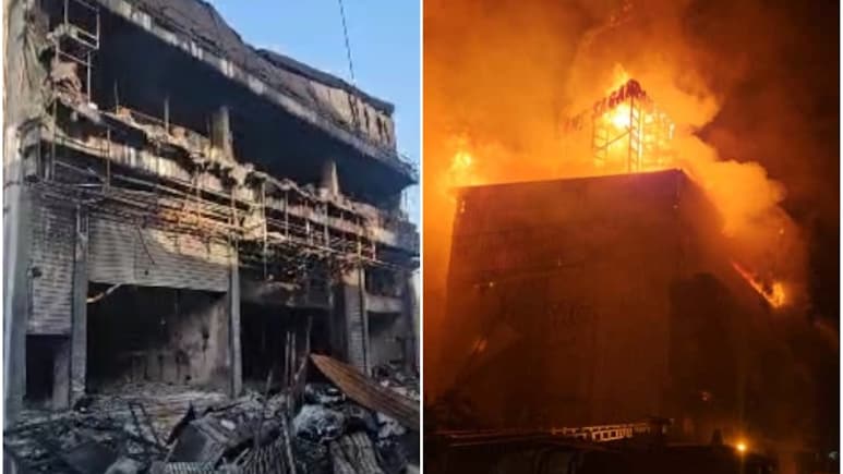 Jodhpur Fire: जोधपुर की पेंट शॉप में लगी भीषण आग, 8 घंटे तक होते रहे ब्लास्ट, एयरफोर्स दमकल की लेनी पड़ी मदद Jodhpur Fire: जोधपुर की पेंट शॉप में लगी भीषण आग, 8 घंटे तक होते रहे ब्लास्ट, एयरफोर्स दमकल की लेनी पड़ी मदद