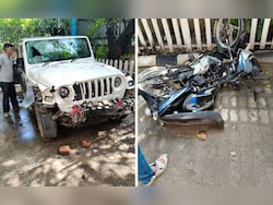 Speeding Thar Crushes Delhi Fire Officer Returning From Work On Bike