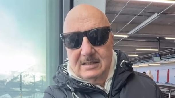 "What An Amazing Feeling": Anupam Kher Admires The "Yash Chopra Train" In Switzerland