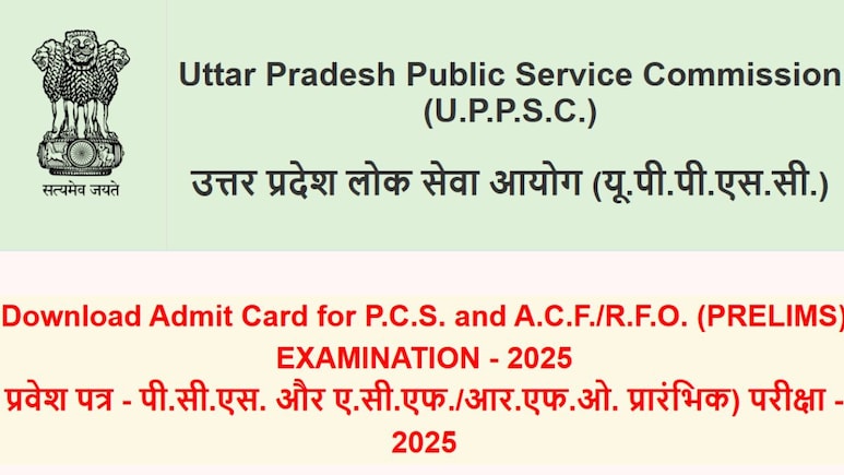 UPPSC Prelims Admit Card 2025 Out, Here's How To Download; Exam On October 12