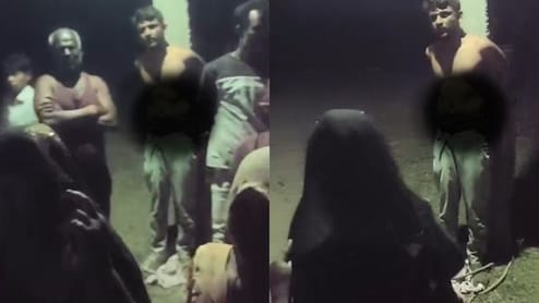 Neemuch: खंबे से बांधकर युवक की पिटाई, नीमच के लसुड़िया आंतरी में दो समुदायों के बीच विवाद