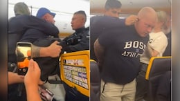 Viral Video: Drunk Ryanair Passenger Dragged Off Flight By Ear After Mid-Air Disruption