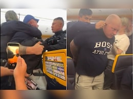 Viral Video: Drunk Ryanair Passenger Dragged Off Flight By Ear After Mid-Air Disruption Viral Video: Drunk Ryanair Passenger Dragged Off Flight By Ear After Mid-Air Disruption