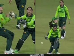 Watch: Pakistan Fielders Collide, Miss Catch In Women's World Cup Game Against India Watch: Pakistan Fielders Collide, Miss Catch In Women's World Cup Game Against India