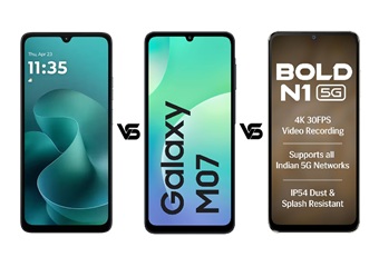 Moto G06 Power vs Samsung Galaxy M07 vs Lava Bold N1 5G: देखें तुलना, कौन है बेहतर