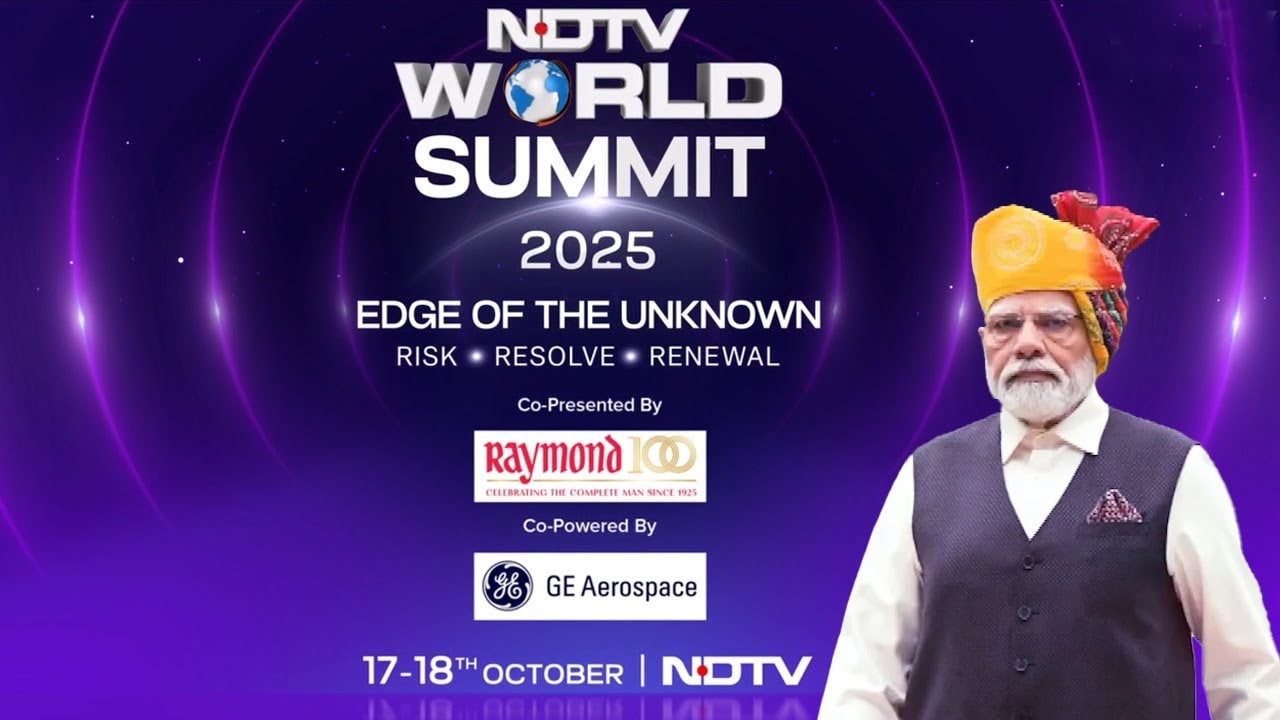 Video: NDTV World Summit 2025: Join Prime Minister Narendra Modi