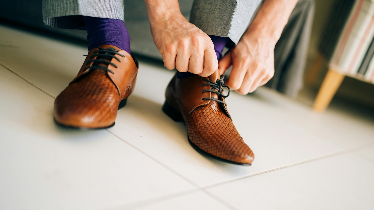Make sure your footwear matches the overall ethnic look Make sure your footwear matches the overall ethnic look