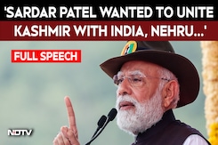 Sardar Patel Wanted To Unite Kashmir With India, Nehru Didn't Allow: PM Modi Sardar Patel Wanted To Unite Kashmir With India, Nehru Didn't Allow: PM Modi