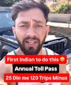 Traveller Covers 13 States In 25 Days Using Rs 3,000 Annual Toll Pass