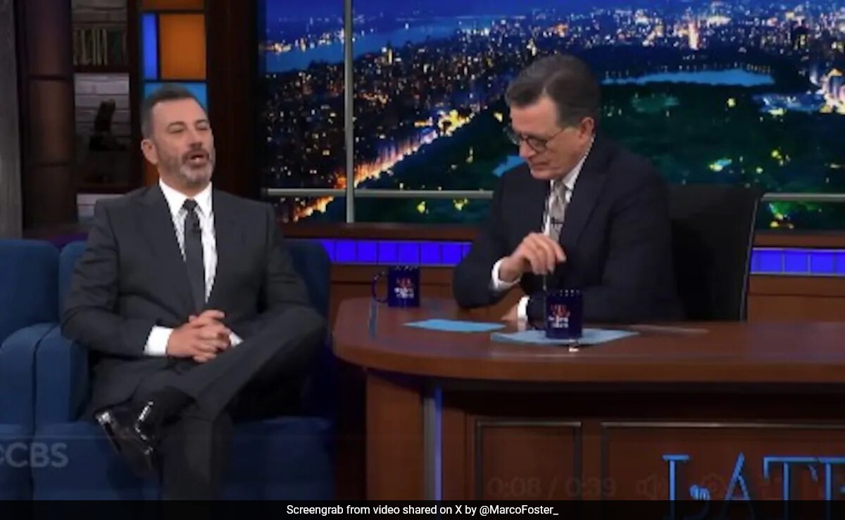 Kimmel Criticizes Trump on Colbert's Show, Show End