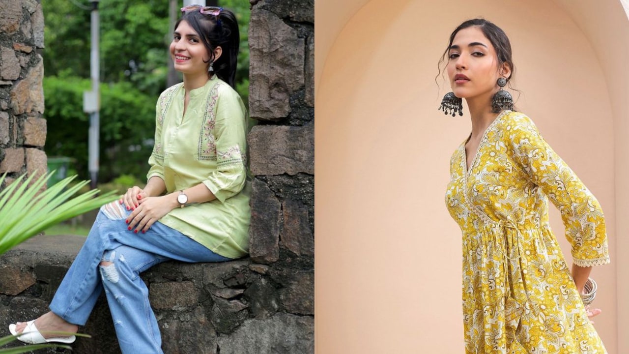 Short Kurtis are easy to style with jeans, palazzos, or skirts.