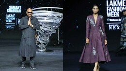 Samant Chauhan Explores The Cosmos With His Collection "First Breath" At Lakme Fashion Week
