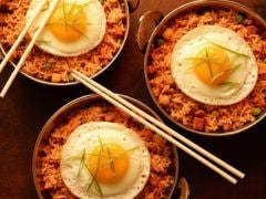 Korean Chicken Triple Fried Rice