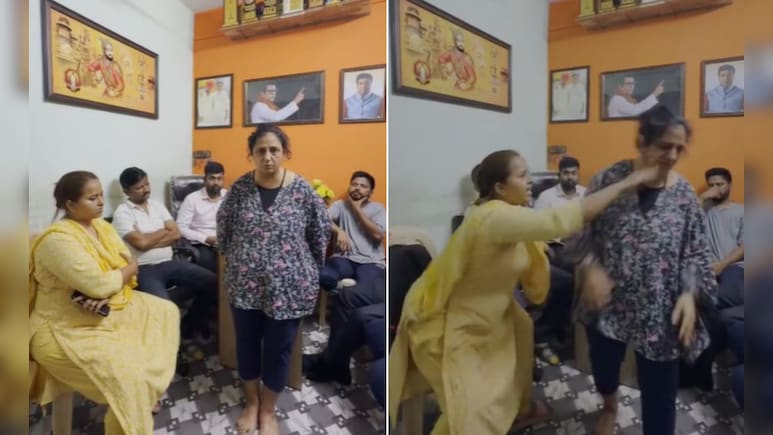 मुंबई में MNS कार्यकर्ता की गुंडागर्दी! हिंदीभाषी महिला को पार्टी ऑफिस में मारे थप्पड़, VIDEO वायरल