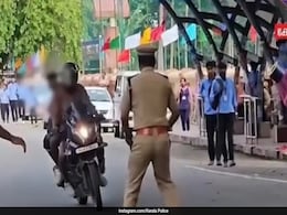 Bike Stunt On President Murmu's Route Ends In Police Custody, Watch Viral Clip Bike Stunt On President Murmu's Route Ends In Police Custody, Watch Viral Clip