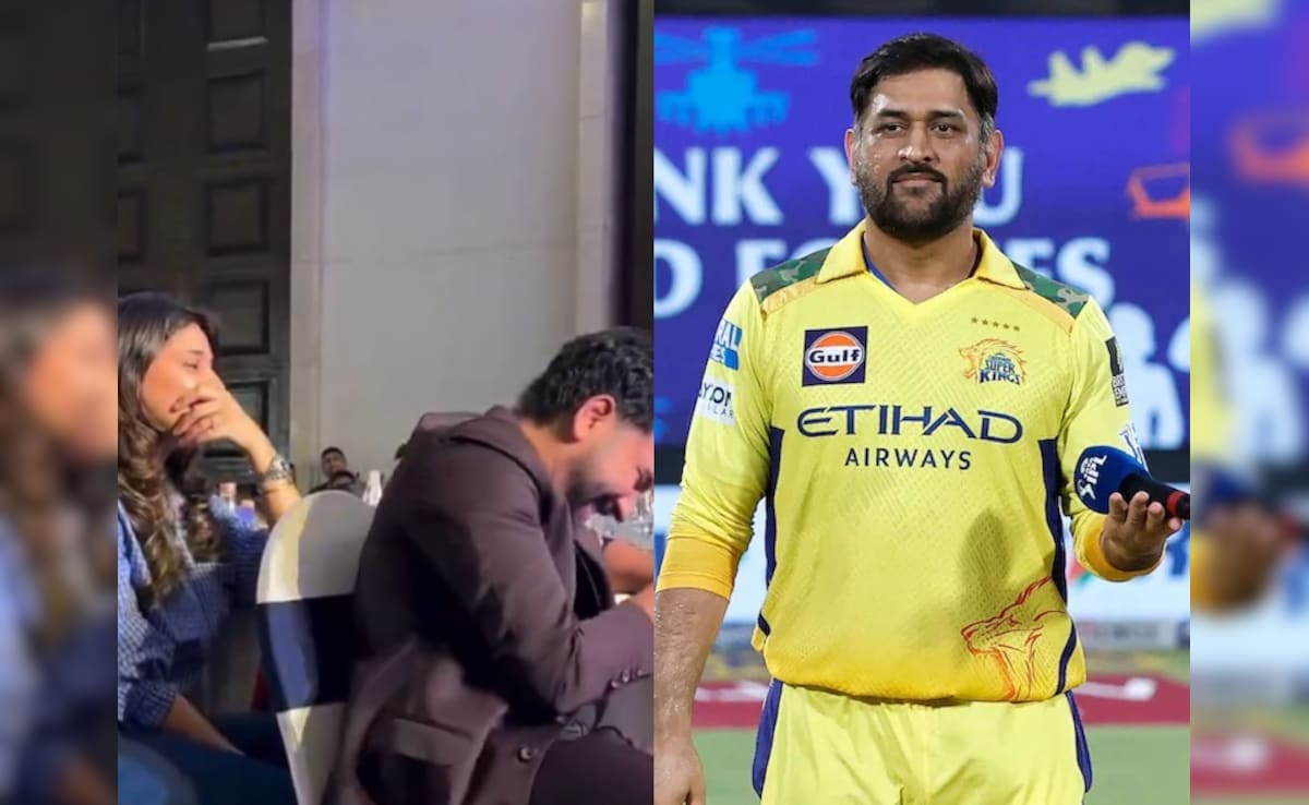 Rohit Sharma, Wife Ritika Sajdeh Cant Control Laughter At Cricket Awards Ceremony. There Is MS Dhoni Connection