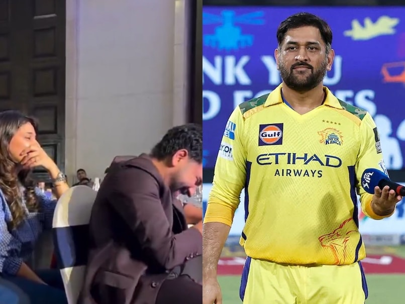 Rohit Sharma, Wife Ritika Sajdeh Can't Control Laughter At Cricket Awards Ceremony. There Is MS Dhoni Connection
