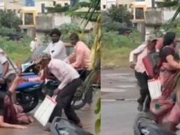 वो भागती रही और ये मारता रहा... पत्नी से झगड़े के बाद पति ने बीच सड़क किया खूनी खेल वो भागती रही और ये मारता रहा... पत्नी से झगड़े के बाद पति ने बीच सड़क किया खूनी खेल