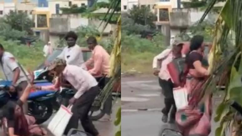 वो भागती रही और ये मारता रहा... पत्नी से झगड़े के बाद पति ने बीच सड़क किया खूनी खेल वो भागती रही और ये मारता रहा... पत्नी से झगड़े के बाद पति ने बीच सड़क किया खूनी खेल