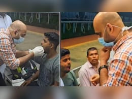 जंभाई लेते ही अटक गया यात्री का जबड़ा, रेलवे डॉक्टर ने यूं बचाई जान, अब VIDEO ने मचाया तहलका जंभाई लेते ही अटक गया यात्री का जबड़ा, रेलवे डॉक्टर ने यूं बचाई जान, अब VIDEO ने मचाया तहलका