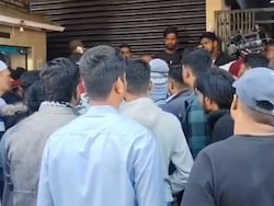 Distressed Relatives Rush To Hyderabad Travel Agency Office After Saudi Bus Crash