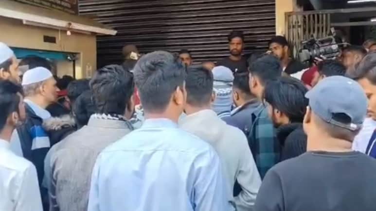 Distressed Relatives Rush To Hyderabad Travel Agency Office After Saudi Bus Crash