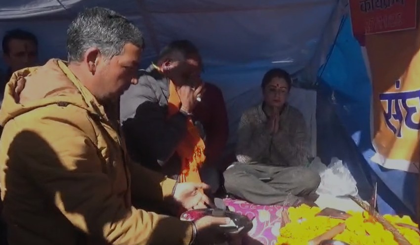 हिंदू संघर्ष समिति का शस्त्र पूजन, आंदोलन तेज करने की चेतावनी, फिर गरमाया शिमला का संजौली मस्जिद विवाद