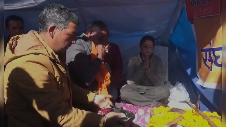 हिंदू संघर्ष समिति का शस्त्र पूजन, आंदोलन तेज करने की चेतावनी, फिर गरमाया शिमला का संजौली मस्जिद विवाद