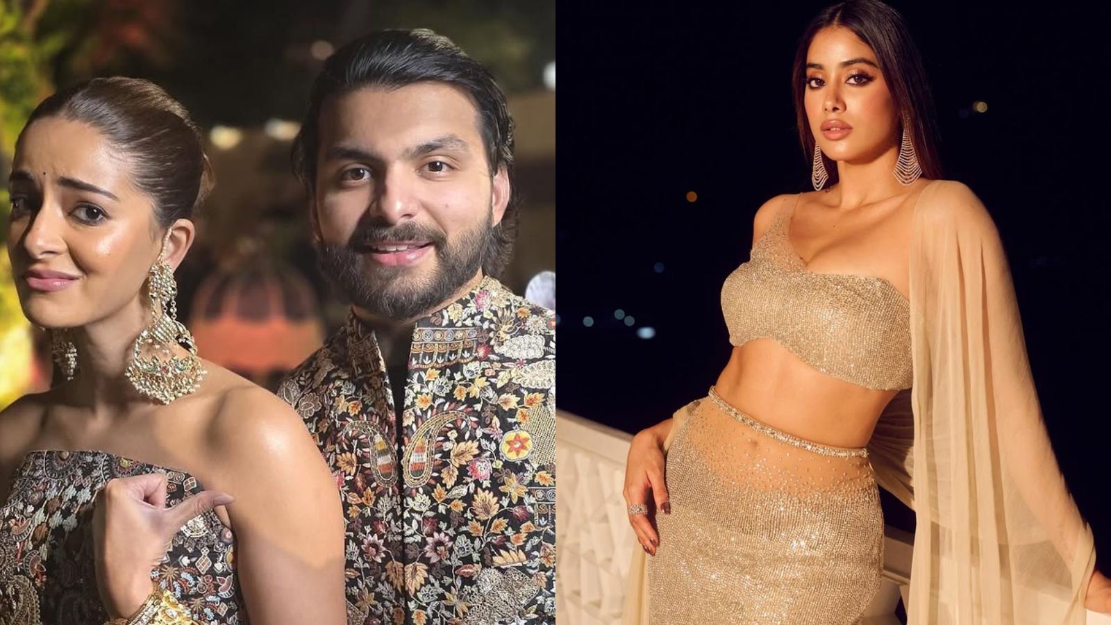 Janhvi Kapoor's Cheeky Reaction To Shikhar Pahariya And Ananya Panday's Photo From Friend's Wedding Goes Viral
