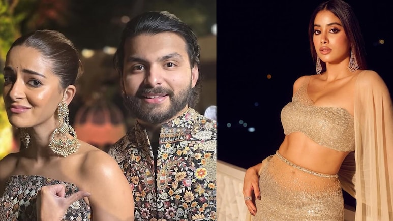 Janhvi Kapoor's Cheeky Reaction To Shikhar Pahariya And Ananya Panday's Photo From Friend's Wedding Goes Viral