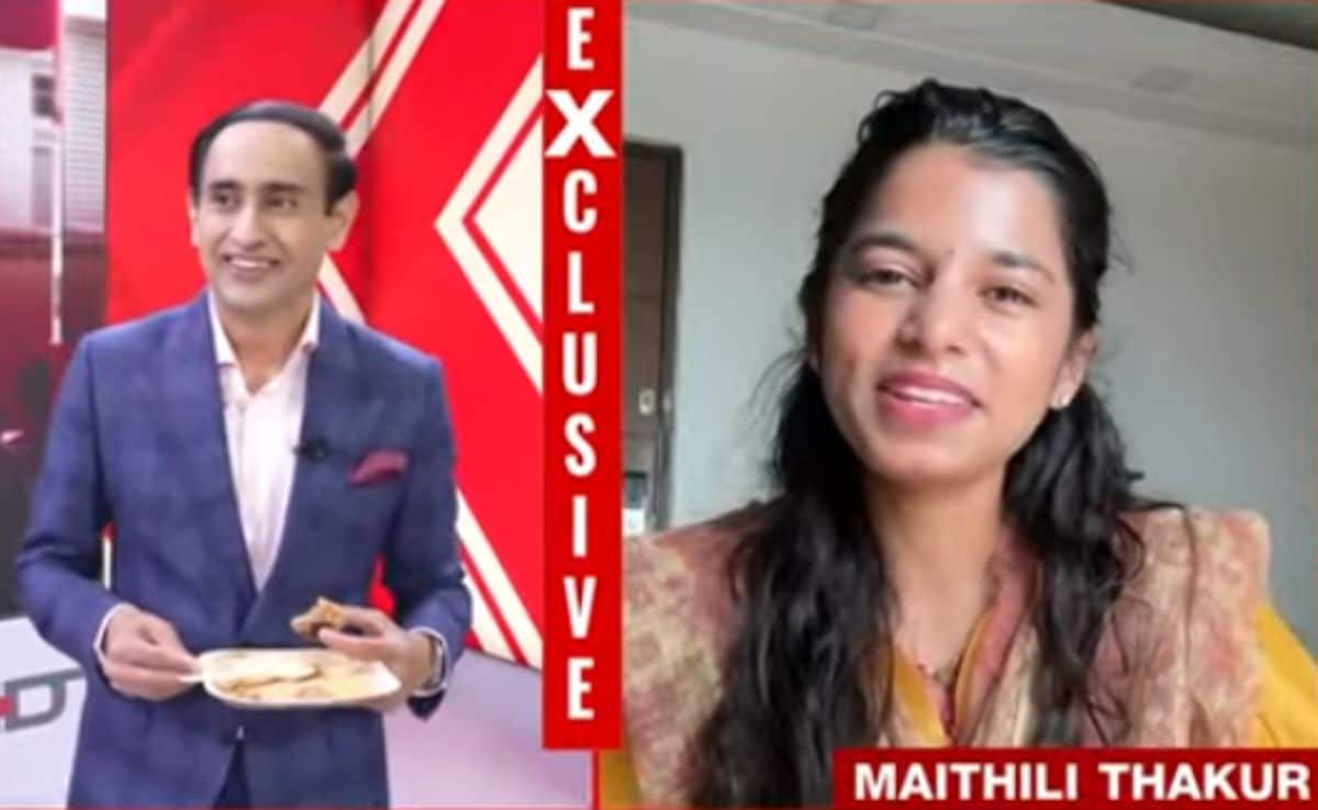 Bihar Results LIVE: "Send Me Litti Chokha," Maithili Thakur, Leading In Alinagar, Tells NDTV