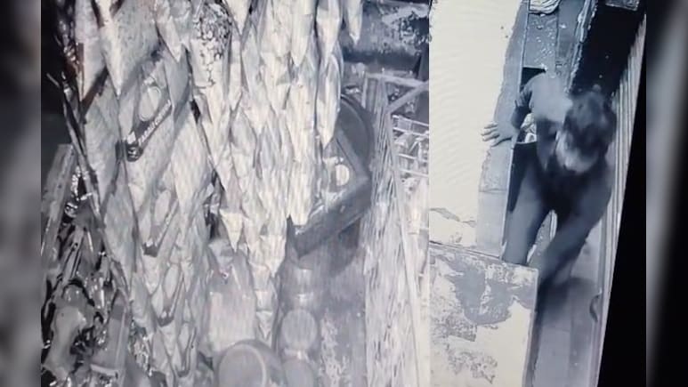 एमपी का गुटखा चोर! दुकान में घुसकर पहले समेटी नगदी, फिर गुटखा-सिगरेट के पैकेट ले भागा बदमाश; Viral Video