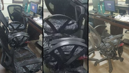 छुट्टियों से लौटे कर्मचारियों को बैठने के लिए मिली गीली कुर्सियां! HR ने बताया ऐसा जुगाड़, सुन छूट जाएगी हंसी