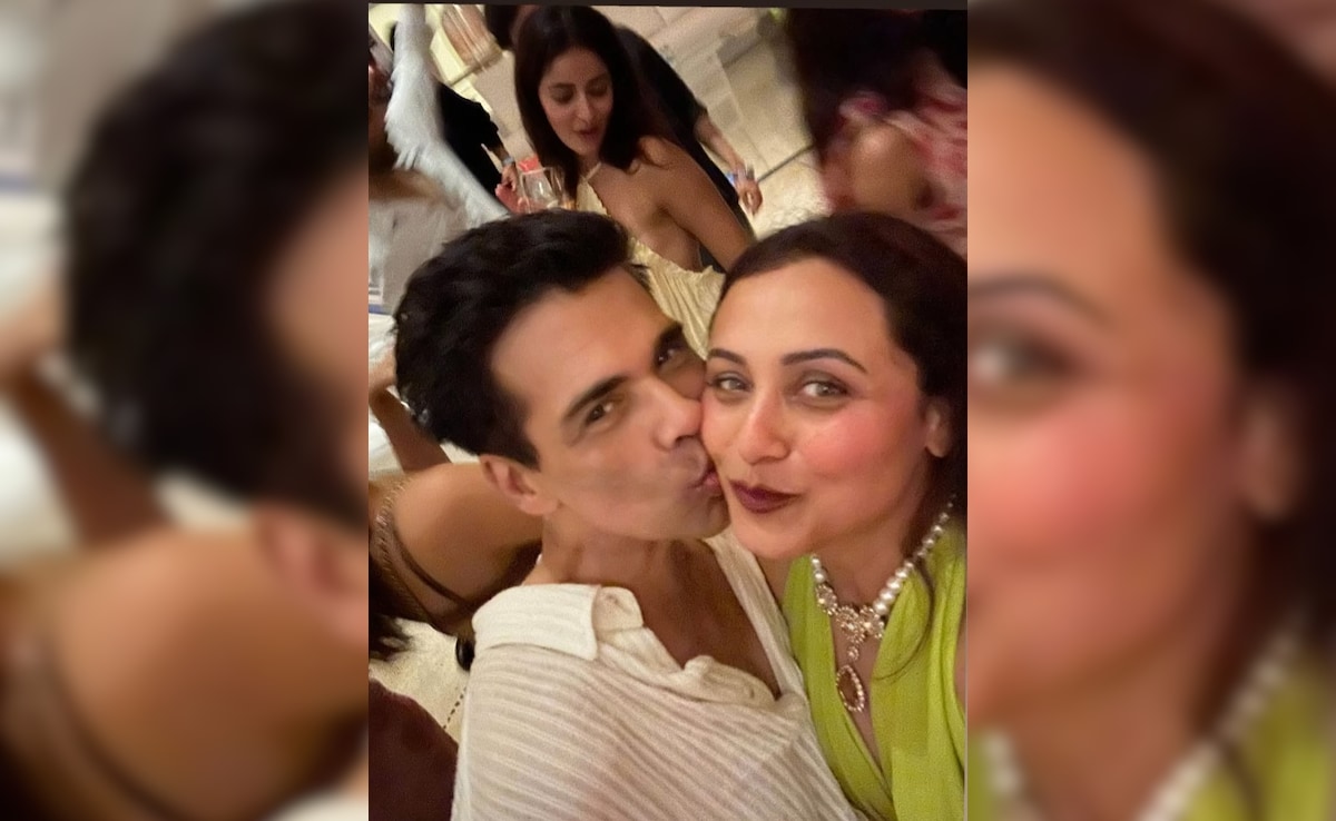 From Shah Rukh Khan's Alibaug Birthday Bash, Karan Johar And Rani Mukerji's Blockbuster Selfie. There's A Photobomber Too