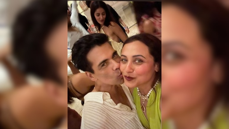 From Shah Rukh Khan's Alibaug Birthday Bash, Karan Johar And Rani Mukerji's Blockbuster Selfie. There's A Photobomber Too