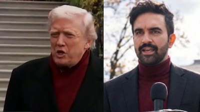 trump dressed like mamdani Did Donald Trump Copy Zohran Mamdani's Style? Photos