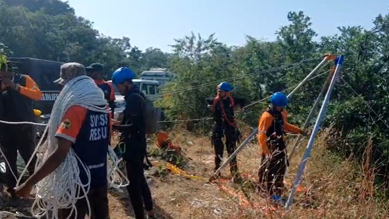 Raigad Tamhini Accident: थार गाडी 500 फूट दरीत...  रायगडमध्ये भीषण अपघात! 4 जणांचा मृत्यू