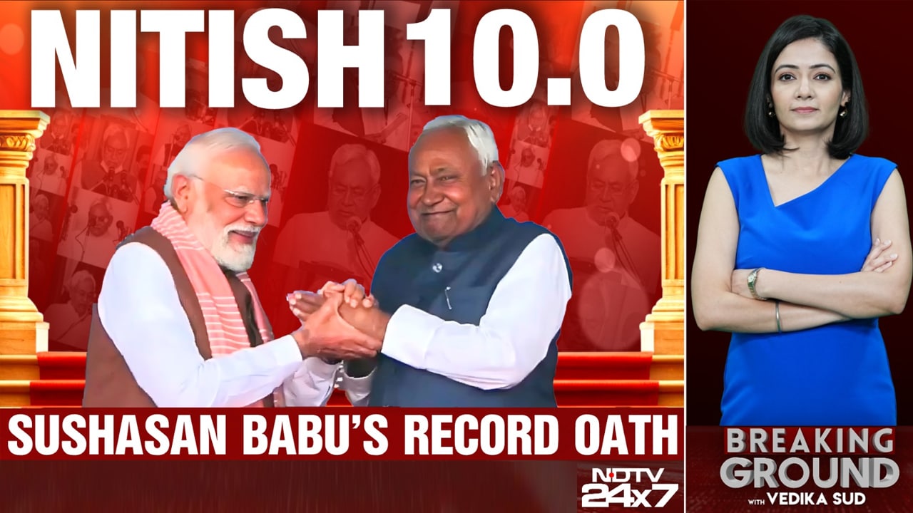 Nitish Kumar Makes History, Takes Oath For Record 10th Time