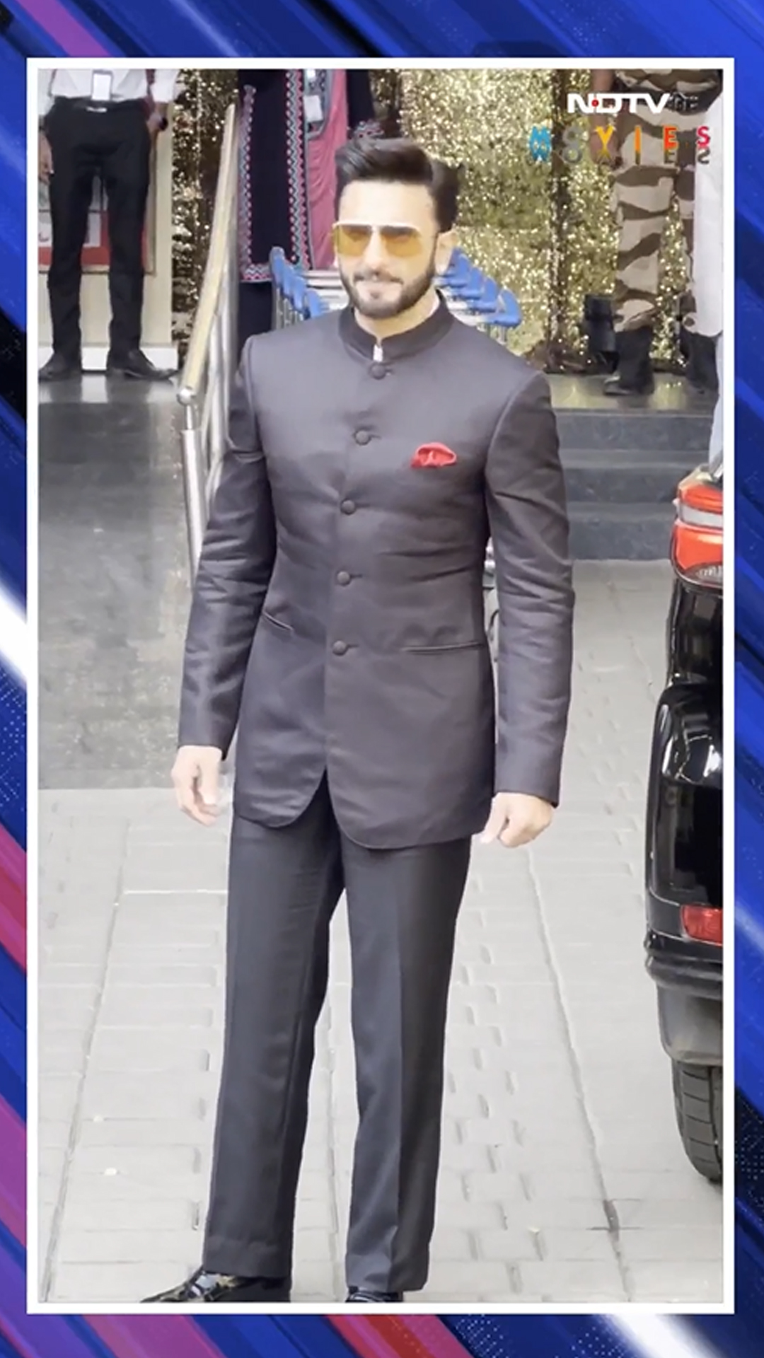 <i>Dhurandhar</i> Actor Ranveer Singh Slays Mumbai Airport In Sharp Black Suit!