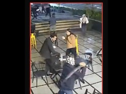 On Camera, Masked Men With Sticks, Swords Barge Into Bhopal Cafe