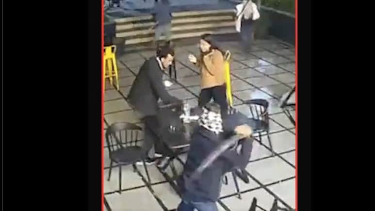 On Camera, Masked Men With Sticks, Swords Barge Into Bhopal Cafe